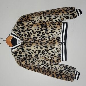 JACK BY BB DAKOTA Faux Fur Bomber Jacket XS